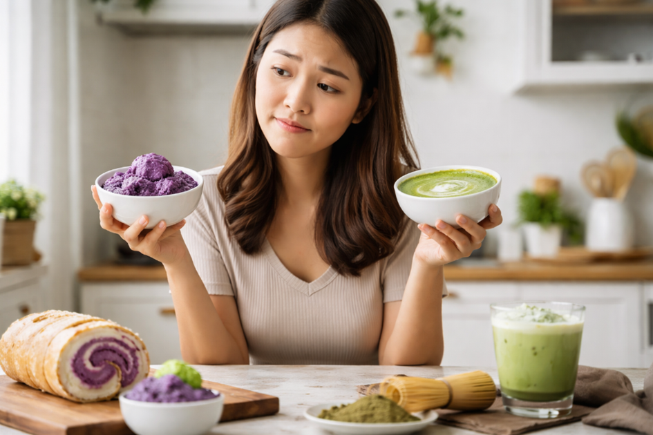 What’s the difference between ube and matcha?
