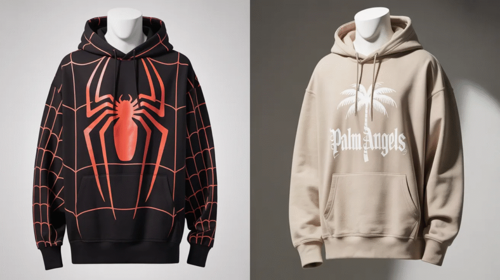 Spider Brand vs Palms Angel: Comparing Two Streetwear Icons