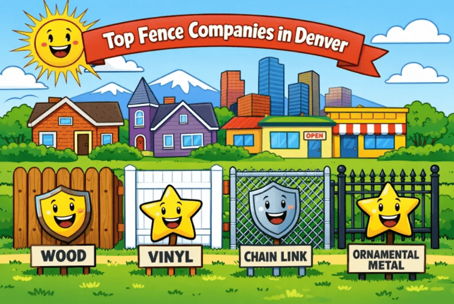 Top 7 Fence Companies in Denver: Leading the Way in Quality and Service